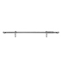 CORTINERO AJUSTABLE DECORATIVO DE 122 A 218 CM PLATA
