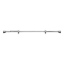 CORTINERO AJUSTABLE DECORATIVO DE 122 A 218 CM PLATA