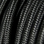 CABLE ELÉCTRICO TEXTIL CALIBRE 18 NEGRO 1M DECORATIVO