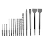 JUEGO DE BROCAS PARA MAMPOSTERIA SDS PLUS 5/8" 15 PIEZAS
