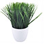 PLANTA ARTIFICIAL DECORATIVA CON MACETA BLANCA