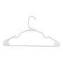 GANCHOS DE PLÁSTICO PARA ROPA 42 X 22.2 CM BLANCO 20 PIEZAS