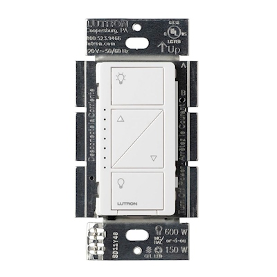 LUTRON ATENUADOR INTELIGENTE CASETA BLANCO
