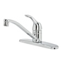 LLAVE PARA FREGADERO MONOMANDO CROMO MANERAL TIPO PALANCA 8" 3 ORIFICIOS