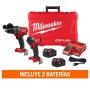 M18 FUEL COMBO ROTOMARTILLO DE 1/2 CON ATORNILLADOR DE IMPACTO DE 1/4 DE 18V.