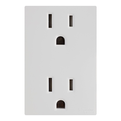 TOMA DE CORRIENTE DÚPLEX 2P + T .BLANCO.15A 127V