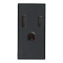TOMA CORRIENTE SENCILLO 2P+T NEGRO GRAFITO ORION SCHNEIDER ELECTRIC