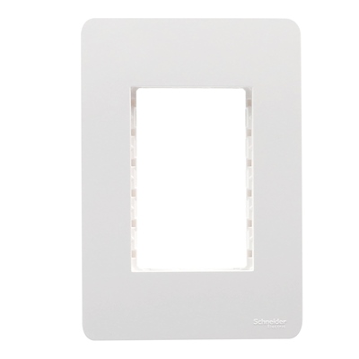 PLACA 3 MODULOS BLANCA SCHNEIDER ELECTRIC