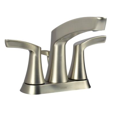 LLAVE PARA LAVABO DUOMANDO NÍQUEL SATINADO DANIKA REGULACION DE TEMPERATURA