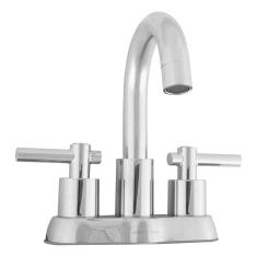 LLAVE PARA LAVABO DUOMANDO CROMO JANNA CON DESAGÜE INCLUIDO