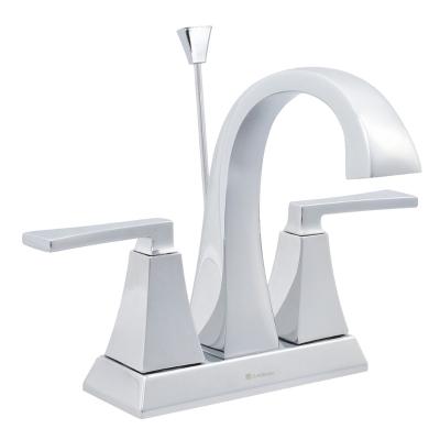 MEZCLADORA PARA LAVABO ALWEN DUOMANDO DE 19 X 16 CM LATÓN