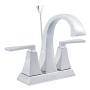 MEZCLADORA PARA LAVABO ALWEN DUOMANDO DE 19 X 16 CM LATÓN