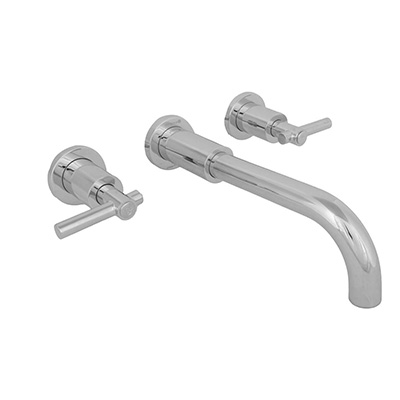 LLAVE MEZCLADORA DE BAÑO EN PARED JANNA 12 PULGADAS LATÓN