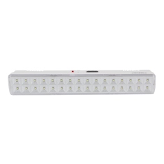 LÁMPARA DE EMERGENCIA DE 30 LEDS CON BATERÍA INCLUIDA BLANCO
