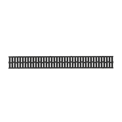 REJILLA HEXALINE 2.1 X 99.6 X 11.8 CM NEGRO RUGO