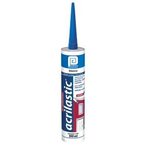 SELLADOR DE ACRÍLICO MULTIUSOS ACRILASTIC EN CARTUCHO 300 ML BLANCO