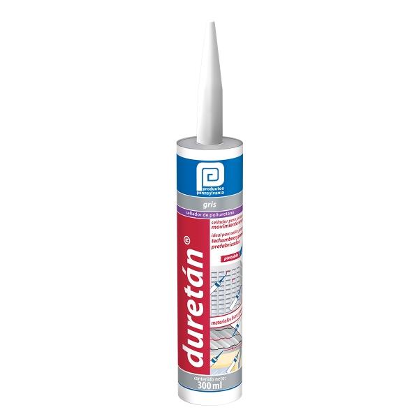 SELLADOR DE POLIURETANO PARA GRIETAS Y JUNTAS EN CARTUCHO 300 ML GRIS