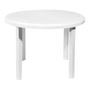 MESA REDONDA MARBELLA RESINA BLANCO