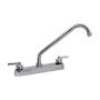 LLAVE PARA FREGADERO DUOMANDO CROMO MANERAL TIPO PALANCA 8" 3 ORIFICIOS ANTIGOTEO