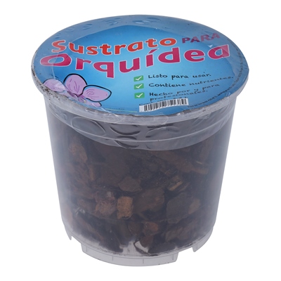 SUSTRATO PARA ORQUÍDEA EN MACETA