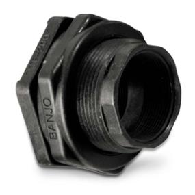 CONEXIÓN HEXAGONAL DE 3" DE POLIPROPILENO NEGRA