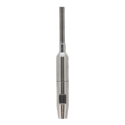 CRIMPLESS DE ACERO INOXIDABLE PARA CABLE 10.4 X 1.2 CM