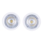 FOCO LED GU5.3 MR16 LUZ FRÍA ATENUABLE 5.6 W / 35 W 2 PIEZAS