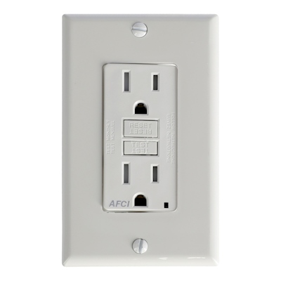 INTERRUPTOR DE CIRCUITO POR FALLA DE ARCO BLANCO LEVITON