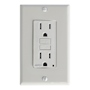 INTERRUPTOR DE CIRCUITO POR FALLA DE ARCO BLANCO LEVITON