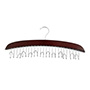 COLGADOR DE 12 GANCHOS NEGRO 40 X 18 CM