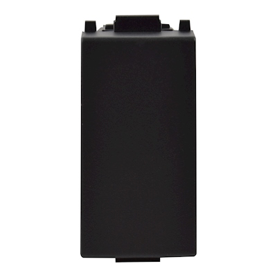 TAPÓN CIEGO DE 1 MÓDULO NEGRO