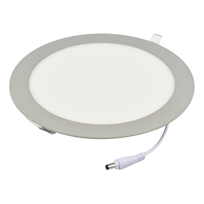LÁMPARA PLAFÓN DE TECHO LED 8 PULGADAS GRIS