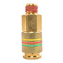 COPLE MACHO UNIVERSAL 1/4 X 1/4" LATÓN
