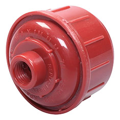 FILTRO PARA PISTOLA ROCIADORA PLASTICO ROJO 1/4" NPS