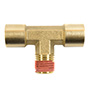 ACOPLADOR TIPO T MACHO 1/4" NPT DE LATÓN