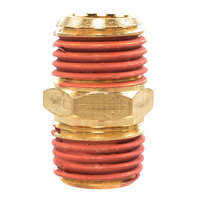 CONECTOR MACHO A MACHO LATÓN 1/4"
