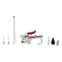 KIT DE PISTOLA DE AIRE ACERO/BRONCE 7 PIEZAS