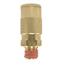 COPLE MACHO NPT 1/4" BRONCE