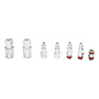 KIT DE ACCESORIOS PARA COMPRESOR 1/4" X 1/4" 7 PIEZAS