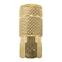 COPLE NEUMÁTICO 1/4" NPT HEMBRA DE LATÓN