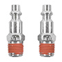 CONEXION MACHO NPT 1/4" ACCESORIO DE ACERO 2 PIEZAS
