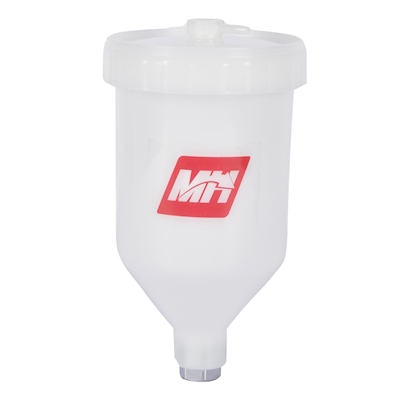 VASO PARA PISTOLA GRAVEDAD DOMÉSTICO PLÁSTICO BLANCO 600 ML