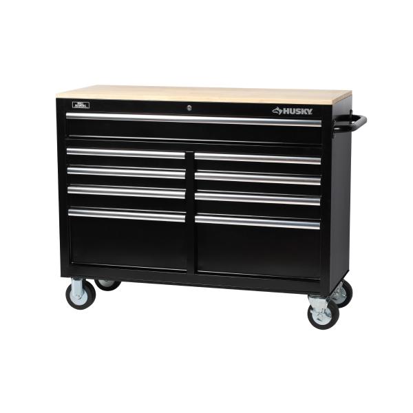 GABINETE PARA HERRAMIENTAS CON MESA DE TRABAJO 9 CAJONES 125 X 94 X 46 CM