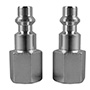 CONEXION RAPIDA PARA PISTOLA DOMESTICO ACERO INOXIDABLE PLATA 1/4 PULGADA