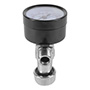 REGULADOR DE AIRE PARA PISTOLA METAL PLATA 1/4 PULGADA