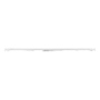 CORTINERO AJUSTABLE TRADICIONAL DE PARED 122 A 218 CM BLANCO