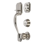 CERRADURA DE GATILLO PARA ENTRADA PRINCIPAL 31.4 X 6.5 X 5.6 CM LATÓN PLATA