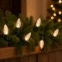 LUCES NAVIDEÑAS LED BLANCO CÁLIDO 10.4 M 100 LUCES
