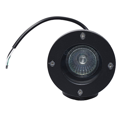 LUZ DE PISO HALÓGENA SOBREPONER PARA EXTERIOR 35 W NEGRO MATE 1 PIEZA
