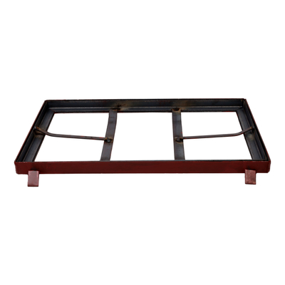 REGISTRO CON TAPA ACERO 60 X 40 CM ROJO